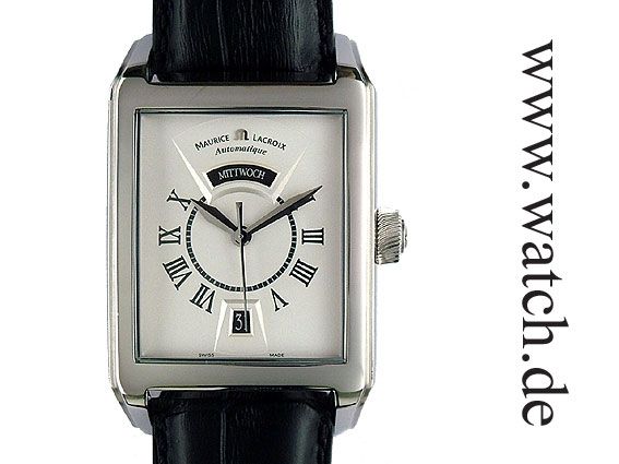 Pontos Rectangulaire Automatique Day Date Archive english