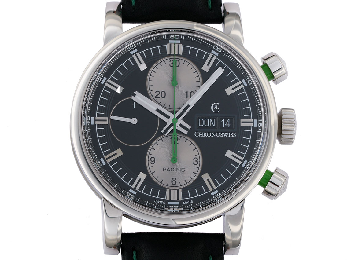 Chronoswiss Pacific Chronograph Stahl Automatik 42mm UVP 4.500