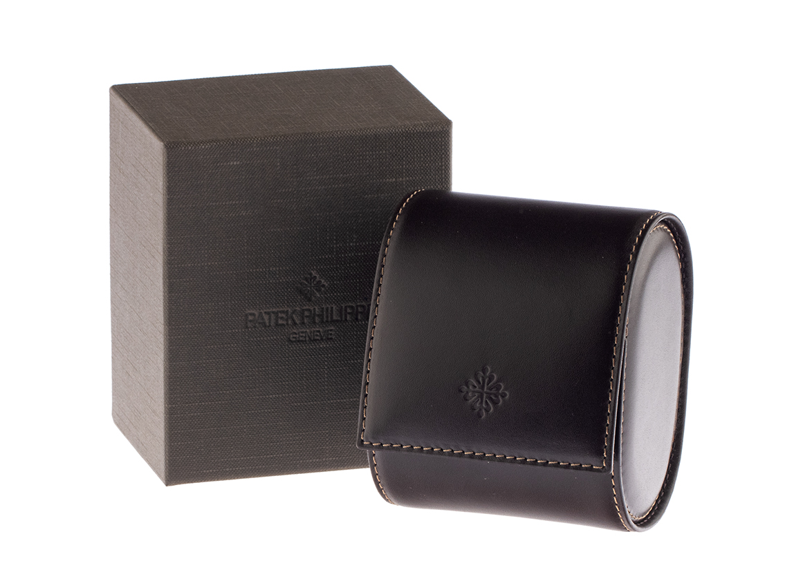 Patek Philippe Serviceetui Travel Case Leder Braun Archive