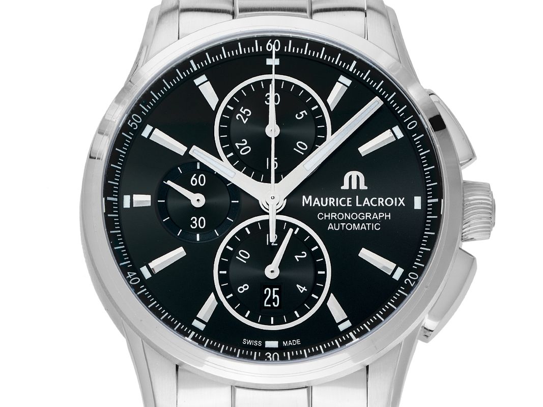 Maurice Lacroix Pontos Chronograph Edelstahl Automatik Armband