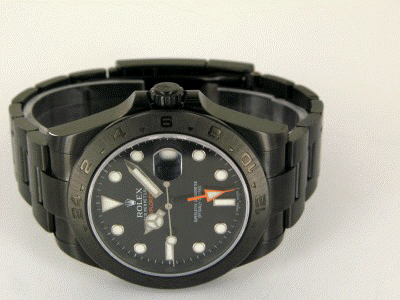 Rolex Explorer II Black Edition JRH Stahl DLC schwarz Automatik