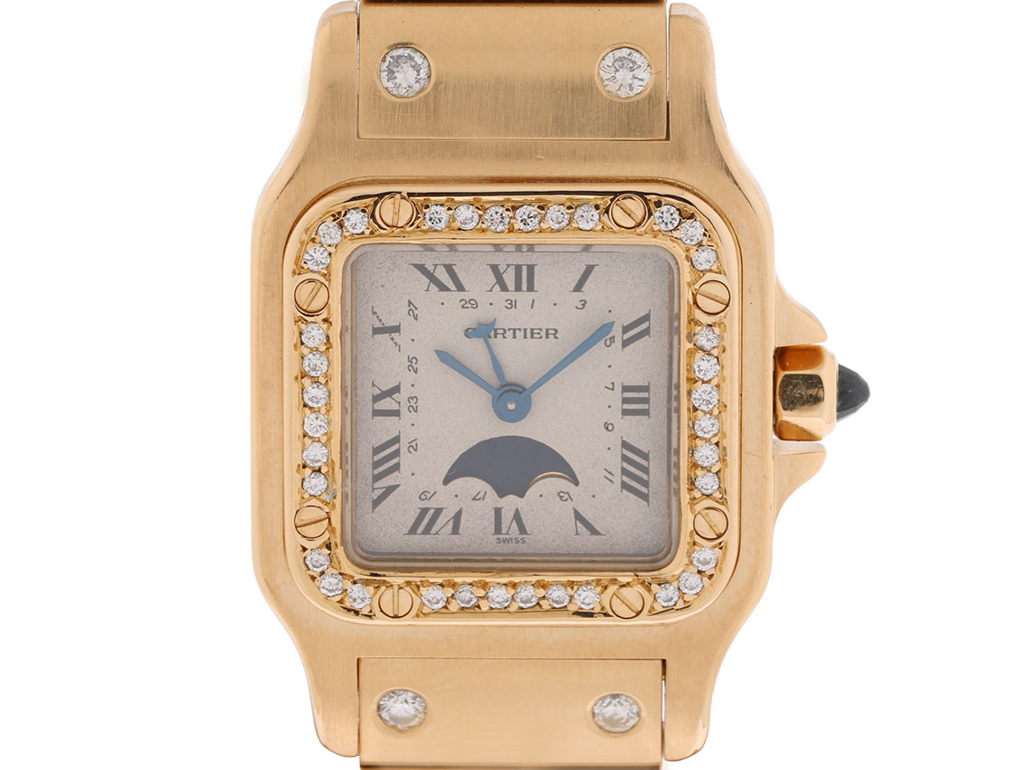 Cartier discount santos mondphase