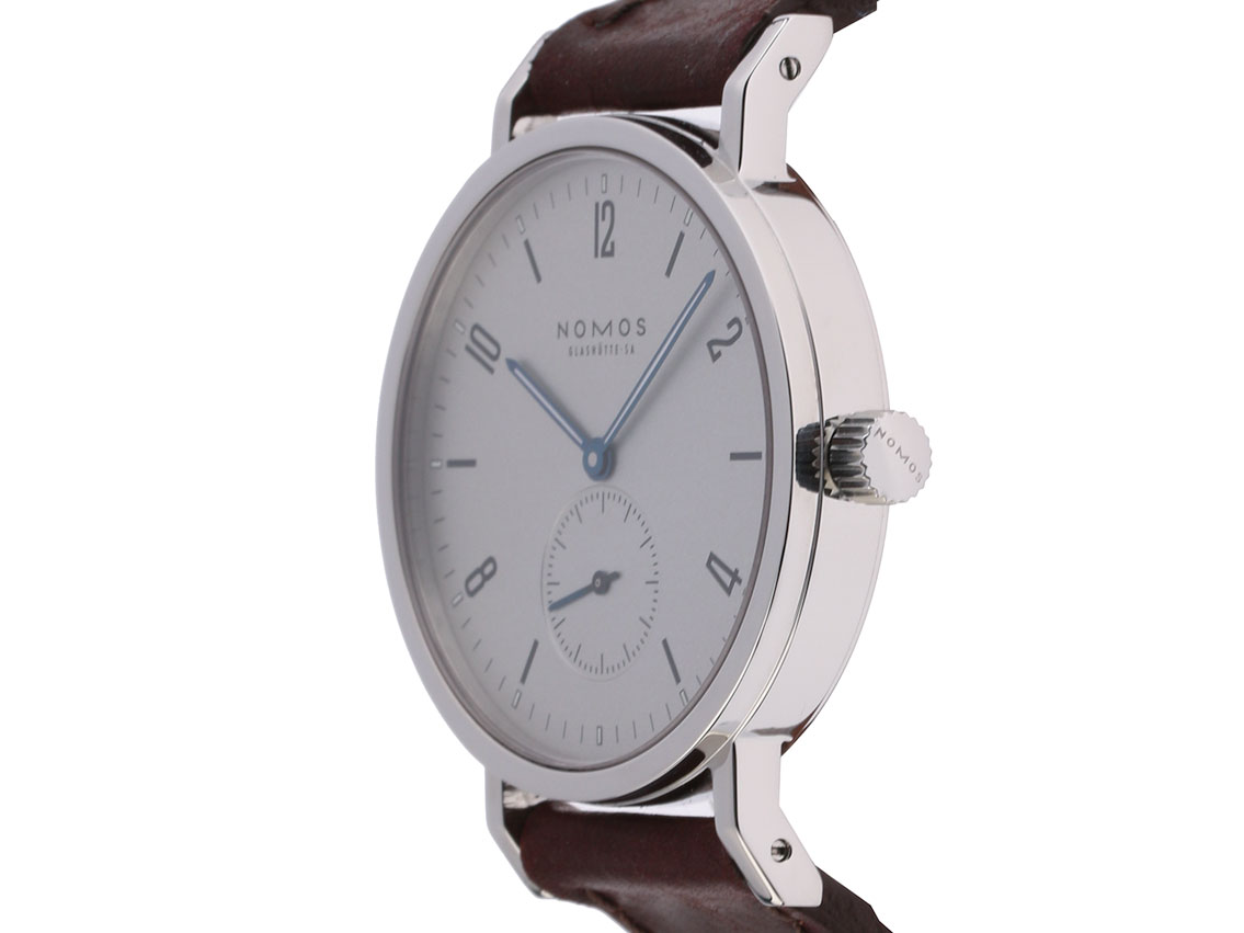 Nomos Glash tte Tangente Expo 2000 Stahl Handaufzug Limitiert 35mm