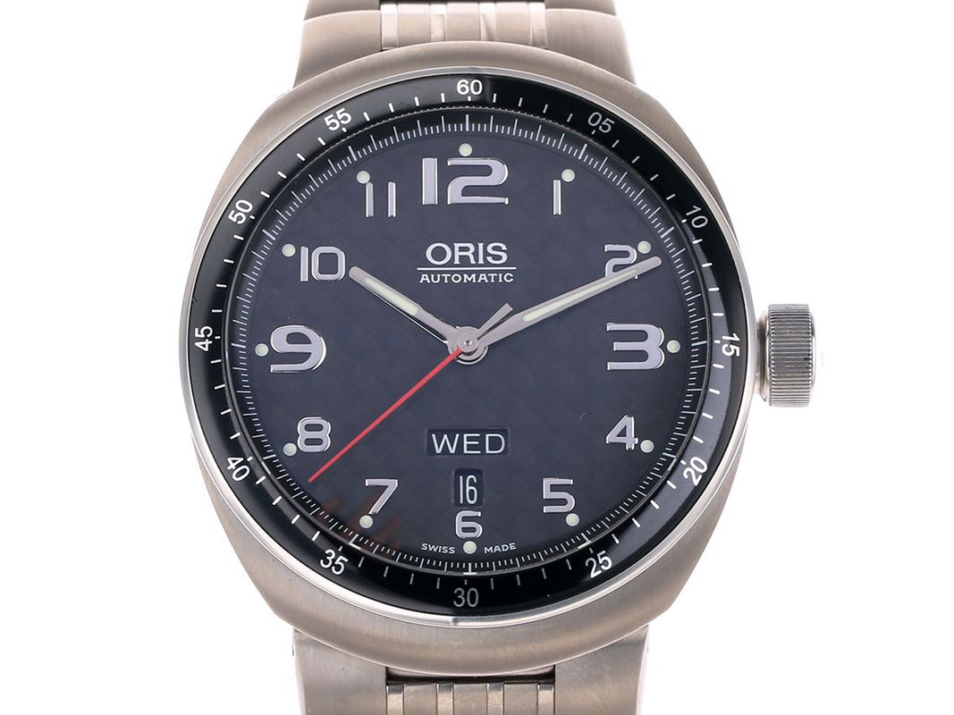 Automatic Titanium Oris Tt3 Day Date Titanium Pre-Owned Oris TT3